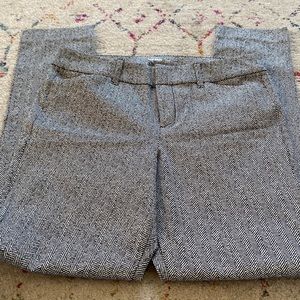 Old Navy herringbone pixie ankle pant NWOT